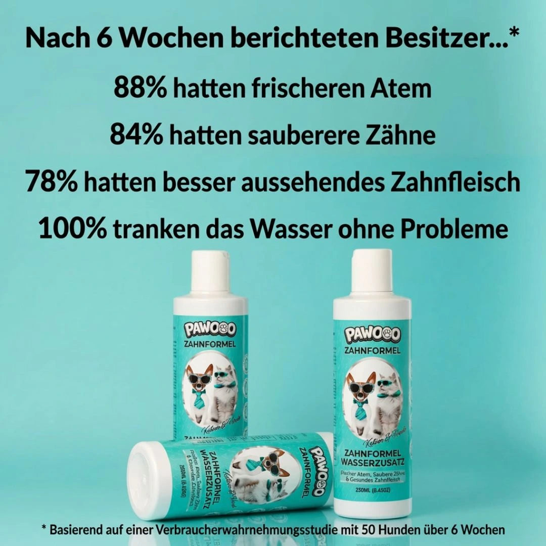 Dentalwasser — tägliche Mundpflege, kein Zähneputzen nötig
