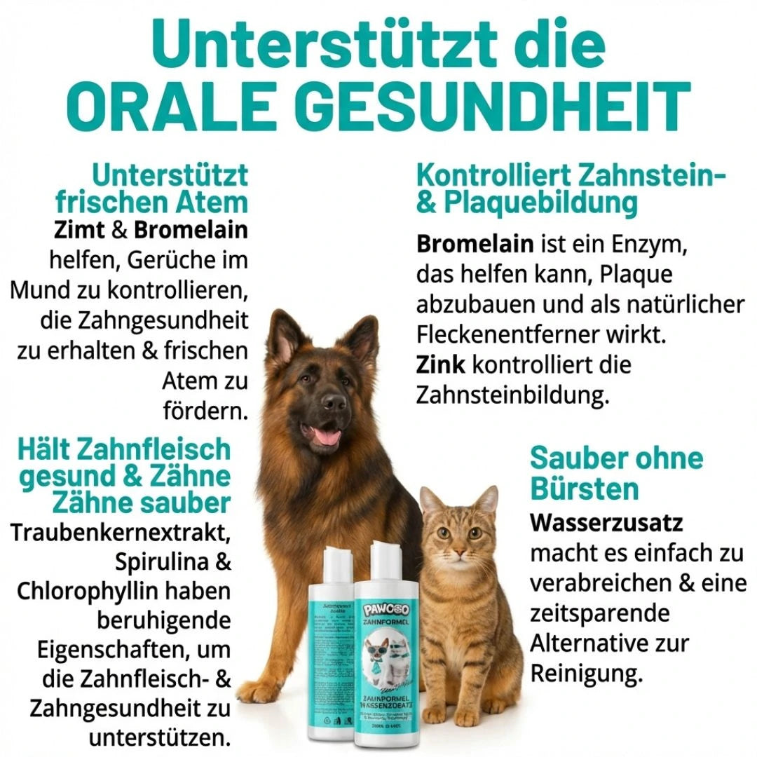 Dentalwasser — tägliche Mundpflege, kein Zähneputzen nötig