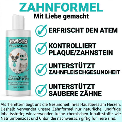 Dentalwasser — tägliche Mundpflege, kein Zähneputzen nötig